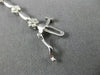 ESTATE .56CT ROUND DIAMOND 14K WHITE GOLD 3D CLASSIC FLOWER LINK BRACELET #19601