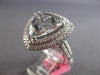 EXTRA LARGE 6.16CT DIAMOND & AAA AQUAMARINE 18KT WHITE GOLD 3D ENGAGEMENT RING