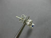 ESTATE 1.64CTW DIAMOND TANZANITE 14KT WHITE GOLD HANGING CLUSTER EARRINGS #11426