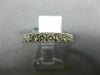 ESTATE .70CT DIAMOND 14KT WHITE GOLD 3D CLASSIC SEMI ETERNITY ANNIVERSARY RING