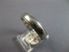 ESTATE PLATINUM 3D CLASSIC SOLID 5MM MILGRAIN MENS WEDDING ANNIVERSARY RING