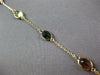 5.07CT AAA MULTI COLOR TOURMALINE 14KT YELLOW GOLD OVAL BY THE YARD FUN BRACELET
