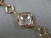 ESTATE 21.31CT DIAMOND SMOKEY TOPAZ & PINK QUARTZ 18KT ROSE GOLD ETOILE BRACELET