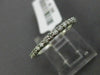 ESTATE .34CT DIAMOND 14KT WHITE GOLD 3D SEMI ETERNITY WEDDING ANNIVERSARY RING