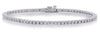 ESTATE LARGE 12.0CT DIAMOND 14K WHITE GOLD 4 PRONG ETERNITY TENNIS LOVE BRACELET