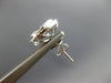 EXTRA LARGE 2.35CT DIAMOND 14KT WHITE GOLD CLUSTER INVISIBLE HALO STUD EARRINGS