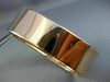 ESTATE LARGE 1.20CT DIAMOND 18KT ROSE GOLD 3D OVAL PAVE CLUSTER BANGLE BRACELET