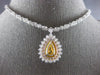 EXTRA LARGE 17.07CT MULTI COLOR DIAMOND 18KT WHITE & ROSE GOLD PRINCESS NECKLACE