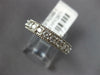 .76CT DIAMOND 18K WHITE GOLD 3D FILIGREE MILGRAIN SEMI ETERNITY ANNIVERSARY RING