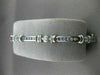 ESTATE 1.71CT DIAMOND 14KT WHITE GOLD CHANNEL LINK TENNIS BRACELET G VS #1474