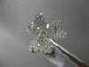 ESTATE .81CT DIAMOND 14K ROSE GOLD 3D CLASSIC PAVE HEART SHAPED FLOWER LOVE RING