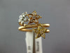 ESTATE WIDE .23CT DIAMOND 18KT TRI COLOR GOLD 3D MULTI STAR FLEXIBLE FUN RING