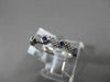 ANTIQUE .22CT AAA SAPPHIRE 14KT WHITE GOLD 5 STONE FILIGREE RING AMAZING!!!!!!!!