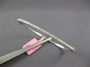.85CT DIAMOND 14KT WHITE GOLD 3D CLASSIC ROUND SEMI ETERNITY 2MM BANGLE BRACELET