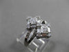 ESTATE LARGE 1.34CT MULTI SHAPE DIAMOND 14KT WHITE GOLD INFINITY FUN RING #18185