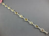 WIDE & LONG 7.7CT MULTI COLOR DIAMOND 18K WHITE GOLD MULTI SHAPE TENNIS BRACELET