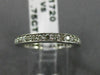 ESTATE .75CT DIAMOND 14KT WHITE GOLD 3D ETERNITY WEDDING ANNIVERSARY RING #21367