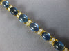 ANTIQUE LARGE 16.20CT DIAMOND & AAA SAPPHIRE 14K YELLOW GOLD OVAL BRACELET 20925