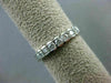 ESTATE .50CT DIAMOND 14KT WHITE GOLD 9 STONE SEMI BEZEL ETOILE ANNIVERSARY RING