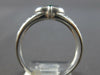 WIDE .55CT DIAMOND & AAA EMERALD 18KT WHITE GOLD 3D OVAL BEZEL MENS PINKY RING