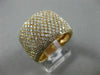 ESTATE LARGE 1.95CT DIAMOND 18KT ROSE GOLD MULTI ROW SEMI ETERNITY WEDDING RING
