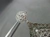 ESTATE EXTRA LARGE .36CT DIAMOND 14KT WHITE & BLACK GOLD WOVEN HANGING EARRINGS