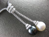 LARGE .30CT DIAMOND & AAA SOUTH SEA & TAHITIAN PEARL 18K WHITE GOLD FUN NECKLACE