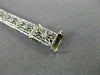 ANTIQUE 1.22CT DIAMOND & AAA SAPPHIRE 14K WHITE GOLD 3D FILIGREE BRACELET #21631