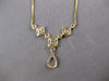 LARGE 1.87CT DIAMOND 14KT YELLOW GOLD 3D ROUND & BAGUETTE BY THE YARD NECKLACE
