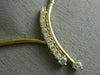 ESTATE 1.05CT DIAMOND 18KT YELLOW GOLD 3D CLASSIC JOURNEY DROP NECKLACE #12018