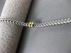 ESTATE 14K WHITE & YELLOW GOLD HAND CRAFTED SOLID ITALIAN NECKLACE BEAUTIFUL 142