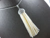 EXTRA LARGE & LONG 2CT DIAMOND & AAA SOUTH SEA PEARL 18K WHITE GOLD FUN NECKLACE