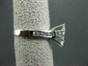 ESTATE WIDE 1.12CT DIAMOND MARQUISE & ROUND 14K WHITE GOLD ENGAGEMENT RING 22138