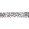 127.74CT DIAMOND & AAA MULTI COLOR SAPPHIRE 18KT WHITE GOLD CUFF BANGLE BRACELET