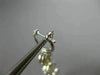 LARGE 4.02CT WHITE & FANCY YELLOW DIAMOND 18K 2 TONE GOLD HEART HANGING EARRINGS