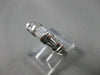 ESTATE .80CTW BAGUETTE DIAMOND WEDDING ANNIVERSARY 18K WHITE GOLD RING 5MM #6017