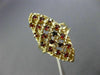 ESTATE LARGE 1.2CT AAA GARNET 14K YELLOW GOLD FILIGREE MARQUISE SHAPE RING 26254