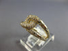 ESTATE .74CT DIAMOND 14KT YELLOW GOLD ROUND CLASSIC PAVE ETOILE LOVE KNOT RING
