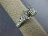 14KT WHITE GOLD SEMI MOUNT ENGAGEMENT RING. 3D LUCIDA PAST PRESENT FUTURE DESIGN