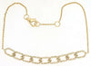 .36CT DIAMOND 14KT YELLOW GOLD 3D MULTI LINK HEXAGON LOVE KNOT TENNIS BRACELET
