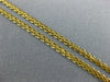 ESTATE LARGE 1.20CT DIAMOND & AAA SAPPHIRE 14KT YELLOW GOLD LEAF NECKLACE #1112