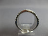 LARGE 1.76CT DIAMOND 14KT WHITE GOLD MULTI ROW INFINITY WEDDING ANNIVERSARY RING