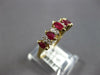 .89CT DIAMOND & AAA RUBY 14KT YELLOW GOLD 3D ROUND & MARQUISE ANNIVERSARY RING