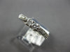 ESTATE .40CT DIAMOND 14KT WHITE GOLD 3D CLASSIC ROUND 2 STONE FILIGREE LOVE RING