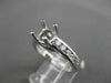 ESTATE .55CT DIAMOND 14KT WHITE GOLD LUCIDA SEMI MOUNT ENGAGEMENT RING #18223