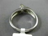 ESTATE .65CT MARQUISE & ROUND DIAMOND 14KT WHITE GOLD 3D ENGAGEMENT RING #6388