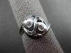 ESTATE LARGE .10CT DIAMOND 14KT WHITE GOLD DOUBLE HEART ETOILE RING #21028