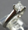 .42CT DIAMOND 14KT WHITE GOLD CLASSIC PRINCESS SOLITAIRE LUCIDA ENGAGEMENT RING