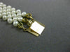 ESTATE WIDE & LONG AAA SOUTH SEA PEARL 14K YELLOW GOLD MULTI ROW BRACELET #26195