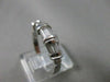 ESTATE .80CTW BAGUETTE DIAMOND WEDDING ANNIVERSARY 18K WHITE GOLD RING 5MM #6017